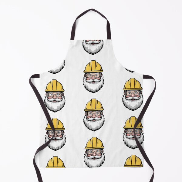 Item preview, Santa Claus Head with Safety Helmet - Health and Safety Design designed and sold by PeteLawliiet.