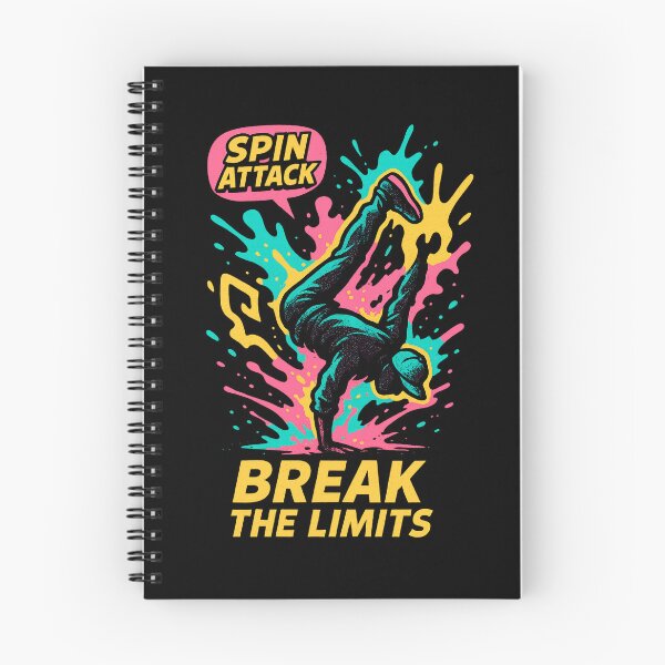 Item preview, Retro Graffiti Breakdancer Street Art Break The Limits designed and sold by SholoStudio.