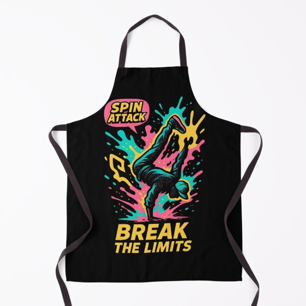 Item preview, Retro Graffiti Breakdancer Street Art Break The Limits designed and sold by SholoStudio.