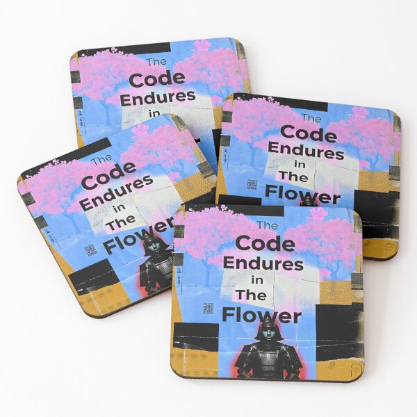 Item preview, Poster Samurai Bushido Code Sakura Flower designed and sold by Raw-Ink.