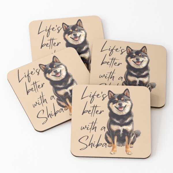 Item preview,  Black Shiba Inu designed and sold by MoonMonkeyNbear.