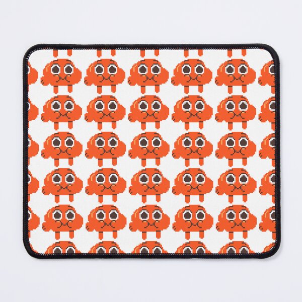 Item preview, Cute Orange Pixel Fish Character designed and sold by SaraSoraya.