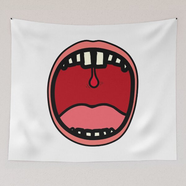 Item preview, Mouth - Scream (white) designed and sold by helengarvey.