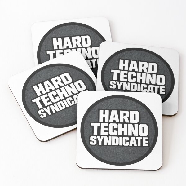 Item preview, Hard Techno Syndicate – Industrial Rave Logo Sticker designed and sold by |TRSSHOP|.