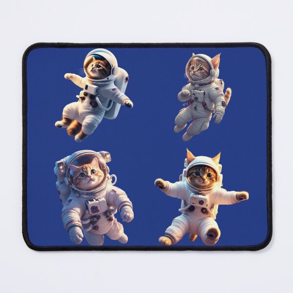 Item preview, Astronaut Cats Exploring Space – Cute Cosmic Kitty Adventure  designed and sold by SweetRossel.
