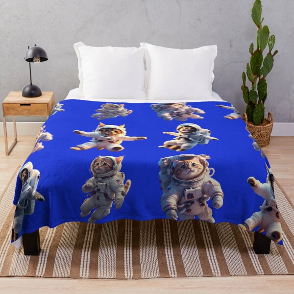 Item preview, Astronaut Cats Exploring Space – Cute Cosmic Kitty Adventure  designed and sold by SweetRossel.