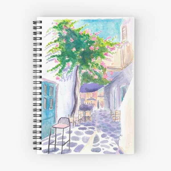 Item preview, Greek Old Town Alley on a Lonely Ionian Sea Island designed and sold by artshop77.