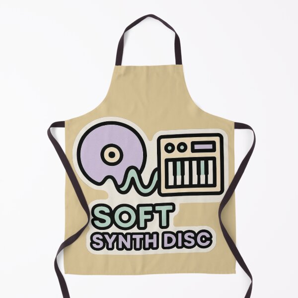 Item preview, Soft Synth Disc – Minimal Synthwave Producer Sticker designed and sold by |TRSSHOP|.