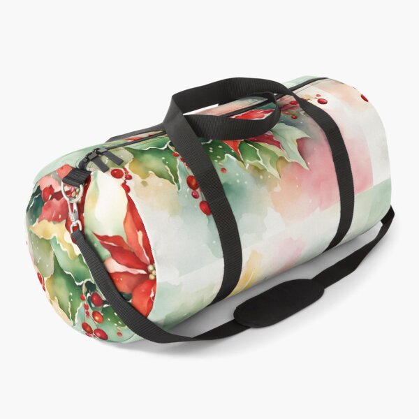 Item preview, Advent Wreath,  Candle Poisettia  Poinsettia Watercolor Pattern  Florals  Green Pink ,Christmas  Romantic Elegant Pattern designed and sold by KolorellaS.