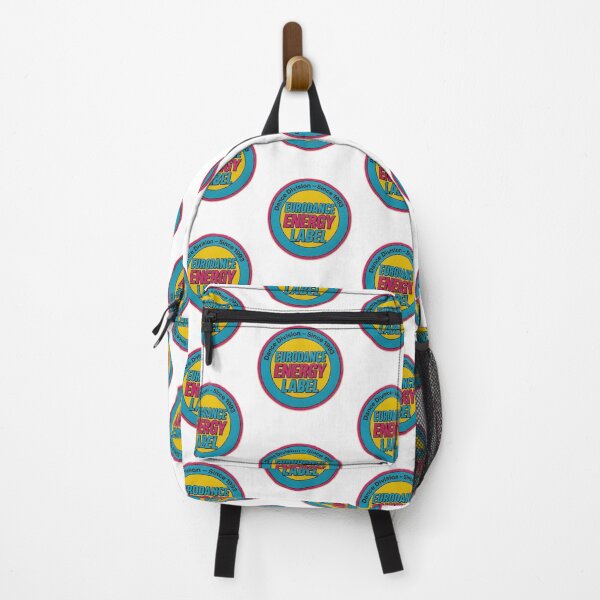 Item preview, Eurodance Energy Label – Retro Dance Division Sticker designed and sold by |TRSSHOP|.