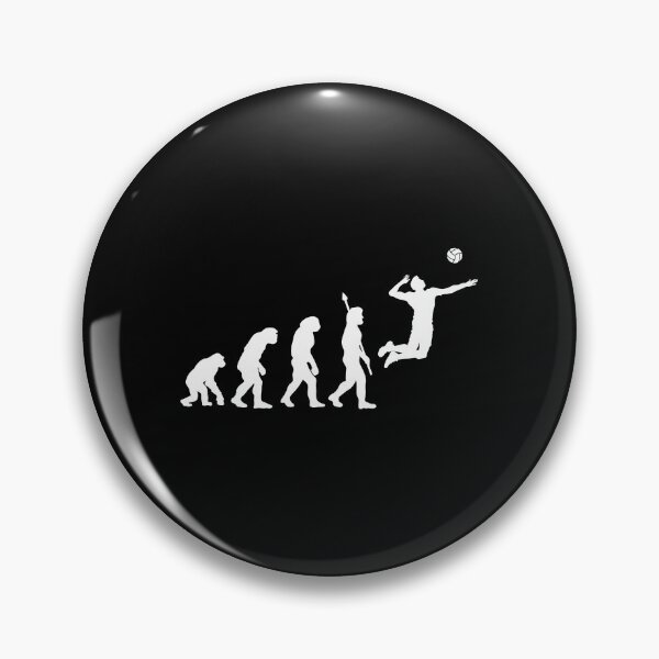 Item preview, Volleyball Evolution Funny Volleyball Player Darwin designed and sold by StrideSuccess.