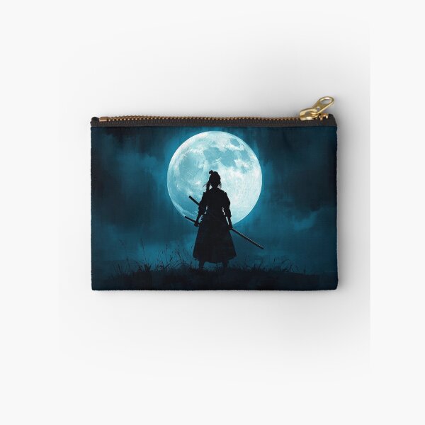 Item preview, Female samurai under blue moon designed and sold by OniBladeStudio.