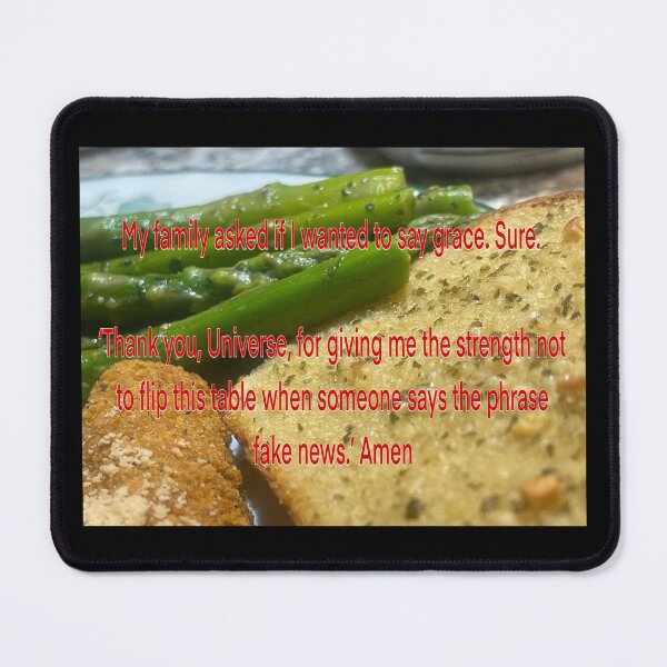 Item preview, Holiday Dinner Chaos Meme - A prayer for holiday survival - Fake News Funny Quote designed and sold by aadventures.
