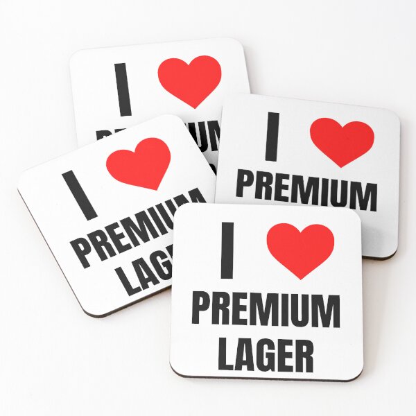 Item preview, I Love Premium Lager designed and sold by BasedBean.