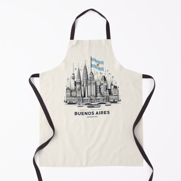 Item preview, Abstract Buenos Aires, Argentina with Flag designed and sold by Gaborai.