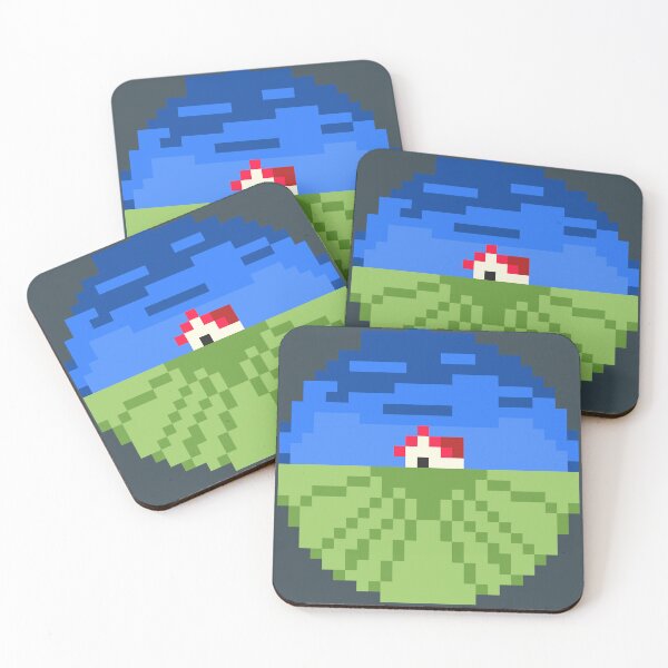 Item preview, Pixel Art Cozy Countryside Landscape designed and sold by SaraSoraya.