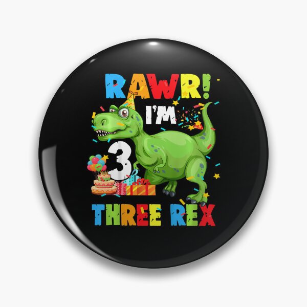 Item preview, Kids Three Rex Birthday Party Outfit Dinosaur 3 Year Old Boy designed and sold by TysonLangosh.