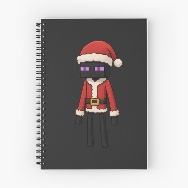 Item preview, Enderman Santa Claus, Minecraft Style! Blocky, Jolly & Ready for Christmas designed and sold by DibujandoPorfa.