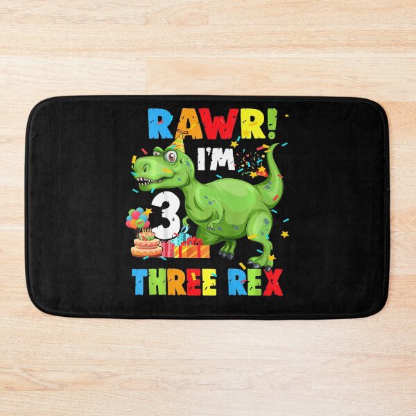 Item preview, Kids Three Rex Birthday Party Outfit Dinosaur 3 Year Old Boy designed and sold by TysonLangosh.