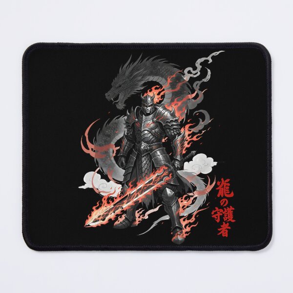 Item preview, Infernal Dragon Guardian – Couples Mythic Warrior Art (Male Design) designed and sold by Ahmed-G-Designs.