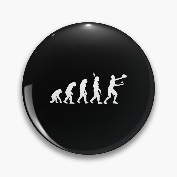Item preview, Padel Evolution Funny Padel Player Darwin designed and sold by StrideSuccess.
