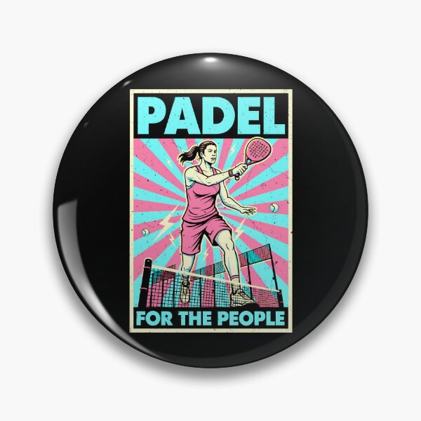 Item preview, Funny Padel Tennis For The People Vintage Propaganda Woman designed and sold by GrandeDuc.