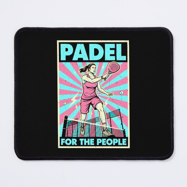 Item preview, Funny Padel Tennis For The People Vintage Propaganda Woman designed and sold by GrandeDuc.