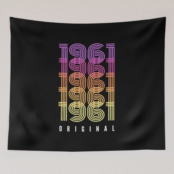 Item preview, Born in 1961 - 1961 Birthday Gift - 1961 Original designed and sold by DesignByLeo.