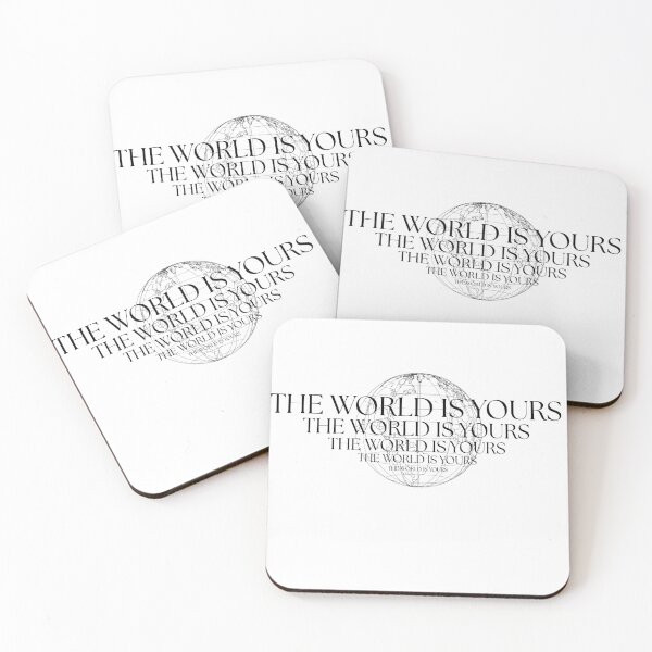 Item preview, The World Is Yours – Minimalist Motivational Quote designed and sold by girlthoughts.