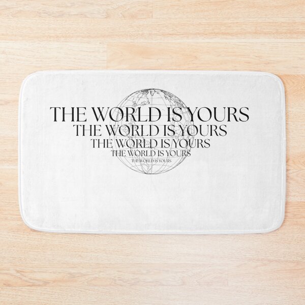Item preview, The World Is Yours – Minimalist Motivational Quote designed and sold by girlthoughts.