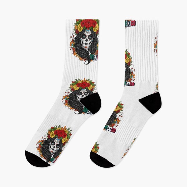 Item preview, Sugar Skull Floral - Mexico designed and sold by SinFondoStudio.