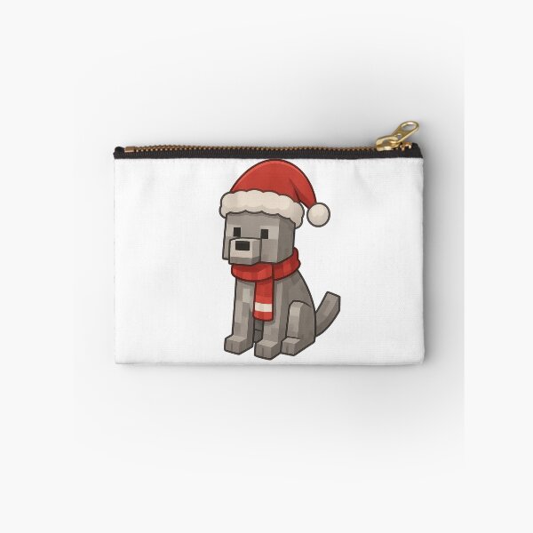 Item preview, Wolf Santa Claus, Minecraft Style! Blocky, Jolly & Ready for Christmas designed and sold by DibujandoPorfa.