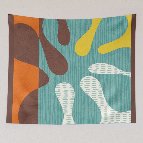 Item preview, Retro Mid Century Mod 1960s Abstract Amoeba designed and sold by RetroMaggie.
