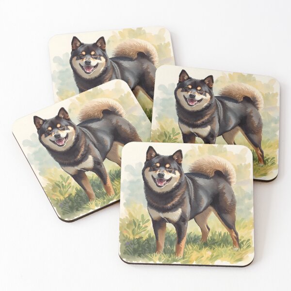 Item preview, Black Shiba Inu designed and sold by MoonMonkeyNbear.