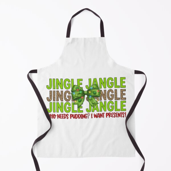 Item preview, Jingle Jangle Christmas Quote – Funny Bow Holiday Typography designed and sold by MiszungART.