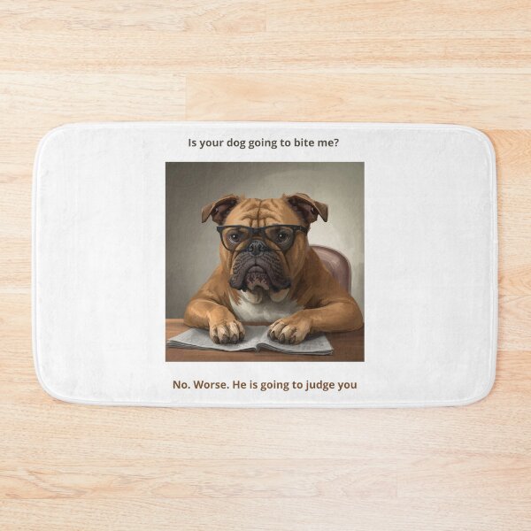 Item preview, Judgmental Dog designed and sold by AuraCraftMarket.