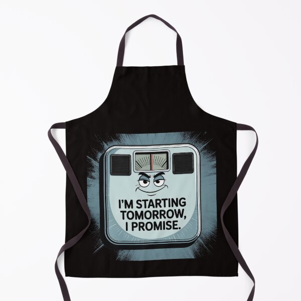 Item preview, I'm Starting Tomorrow, I Promise - Funny Diet Motivation Scale designed and sold by ViviByPaula.