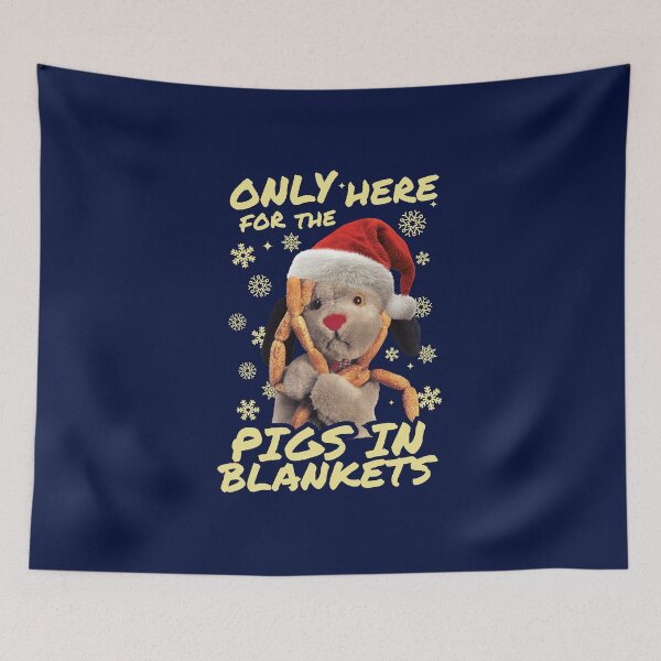 Item preview, Sooty Sweep Only Here For The Pigs In Blankets Christmas designed and sold by All-And-Every.