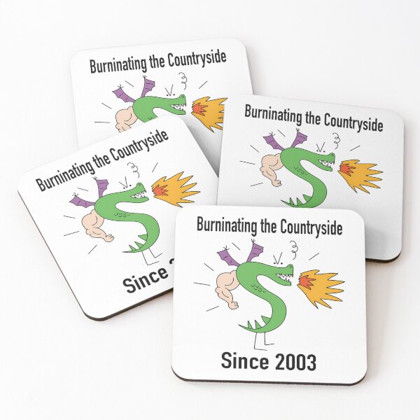 Item preview, Burninating The Countryside Since 2003 Trogdor designed and sold by tomas-gross.