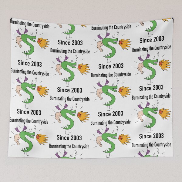 Item preview, Burninating The Countryside Since 2003 Trogdor designed and sold by tomas-gross.