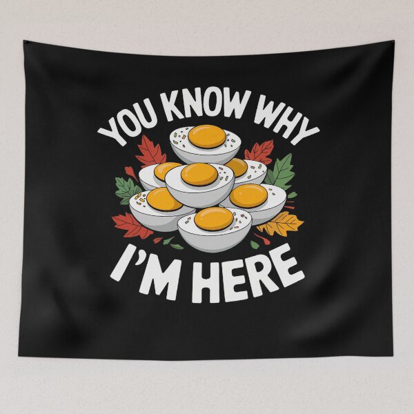 Item preview, Egg Lovers I'm Funny Deviled Egg For Holiday Fans Why Here Thanksgiving Dinner Deviled Know You Gift Retro Humor And designed and sold by PAMELANUNZIO.