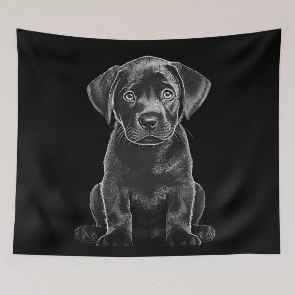 Item preview, Cute Black Lab Puppy - Labrador Designs designed and sold by RockitBaby.
