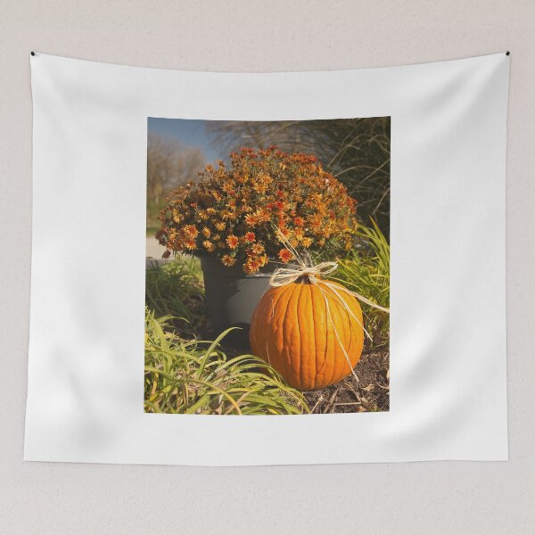 Item preview, Sign of the season-bouquet and pumpkin designed and sold by Joel Bader.