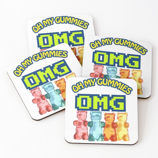 Item preview, OMG – Oh My Gummies | Funny Candy Pun designed and sold by MagicMicki.