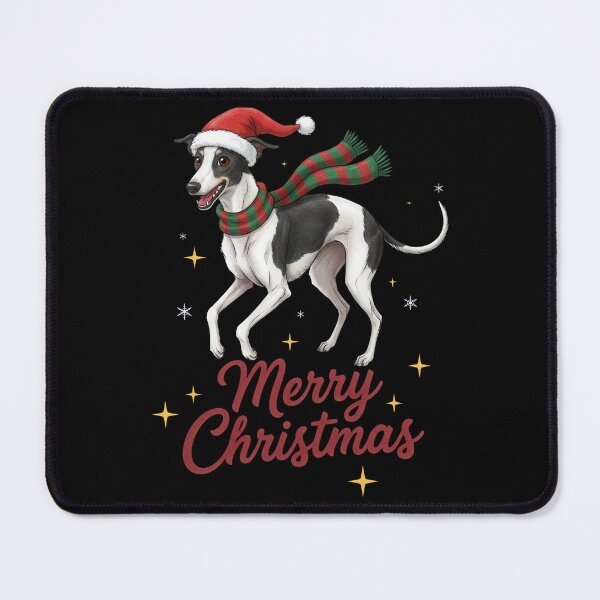 Item preview, Joyful Running Greyhound with Festive Scarf designed and sold by zoughlal.
