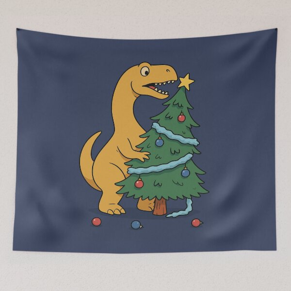 Item preview, Sauropod Christmas Tree Bite – Funny Dinosaur Holiday designed and sold by Planthem.
