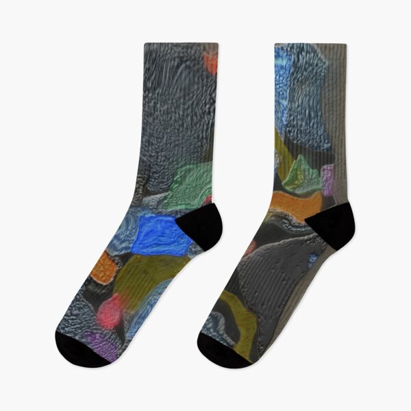 Item preview, abstract 5 dark gouache colorful geometric design designed and sold by SmashingDeals.