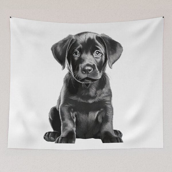 Item preview, Black Lab Puppy  Snuggles - Labrador Designs designed and sold by RockitBaby.