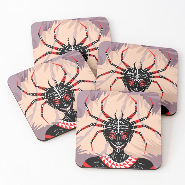 Item preview, anansi african spider deity in the jungle designed and sold by matintheworld ( delcarmat ).