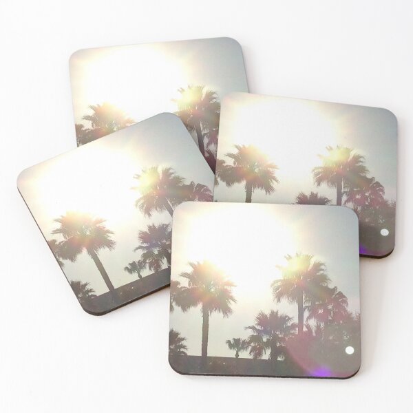 Item preview, Desert Sunburst with Palm Trees Photo designed and sold by paulamdukecreative.
